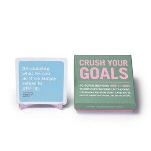 Goal Inspiration / Motivation Cards / Multi Color / Unisex
